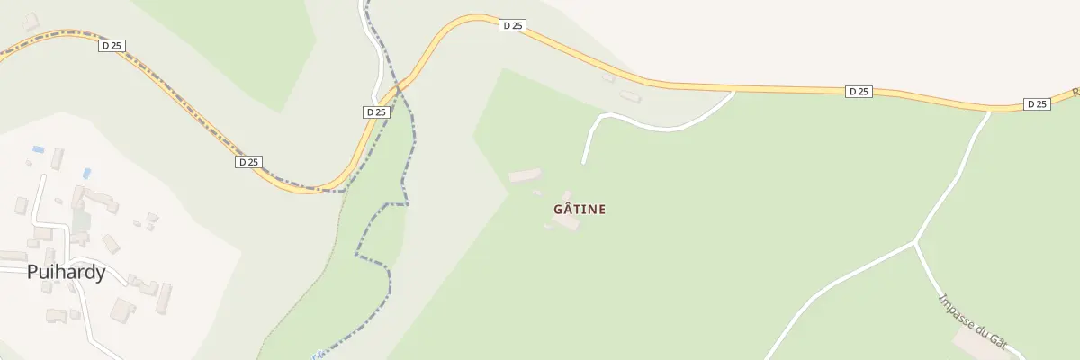 Plan du 2 Imp de Gâtine à Fenioux