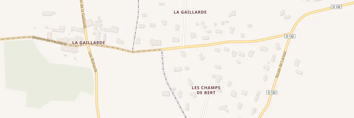 Plan du 319 Che de la Grosse Pierre à Pugnac