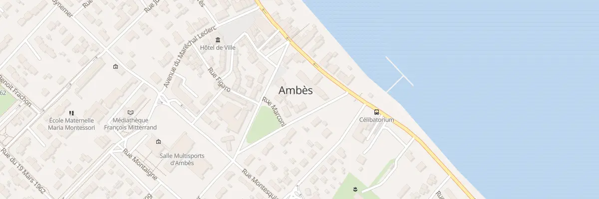 Plan du 2 Av Pierre Curie à Ambès