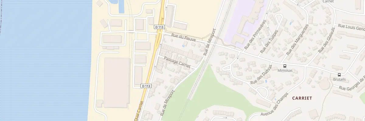 Plan du 16 Pas Carriet à Lormont