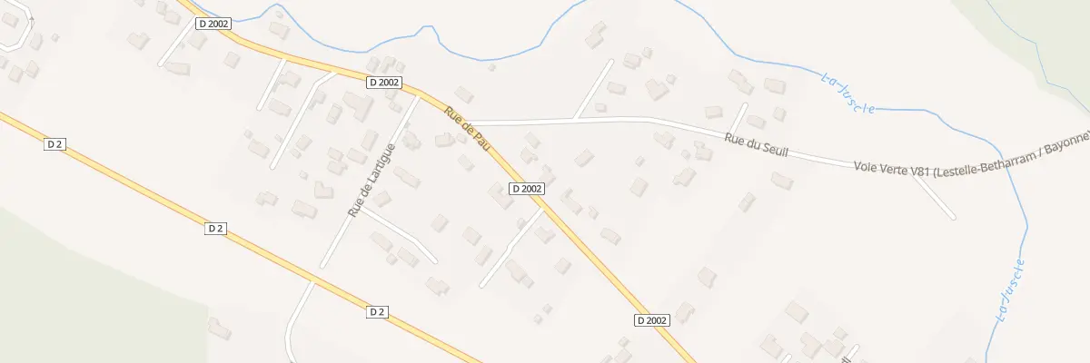 Plan du 40 Rue de Pau à Tarsacq