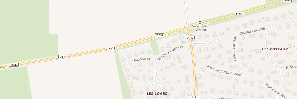 Plan du 2 Rue Wolfgang Amadeus Mozart à Ver-sur-Mer