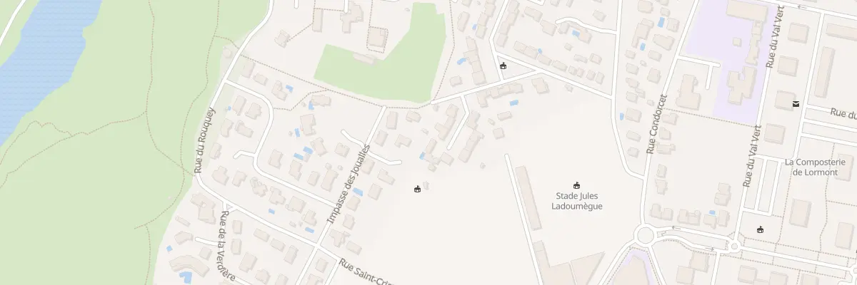 Plan du 21 Rue du Stade Municipal à Lormont