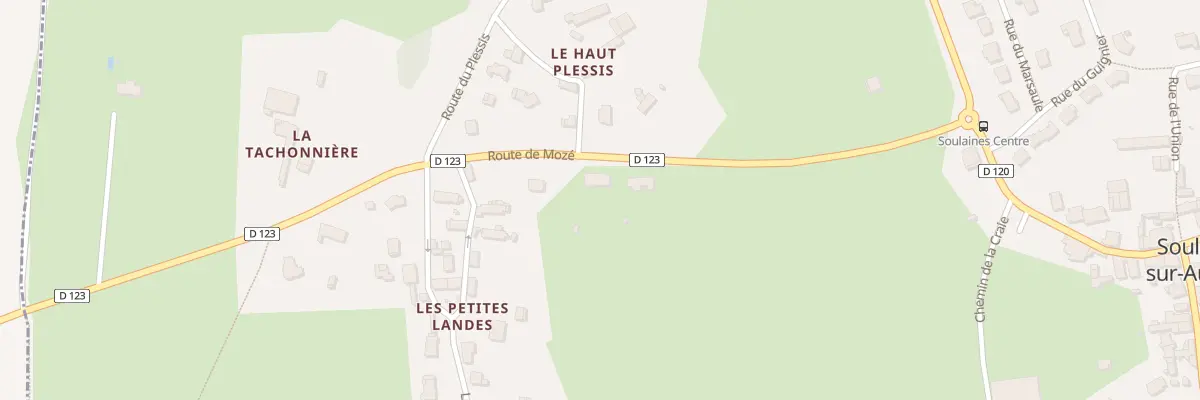 Plan du 5186 Les Petites Landes à Soulaines-sur-Aubance