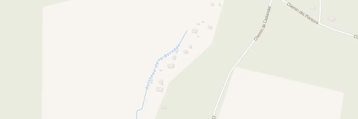 Plan du 240 Che de Castandet à Labrit