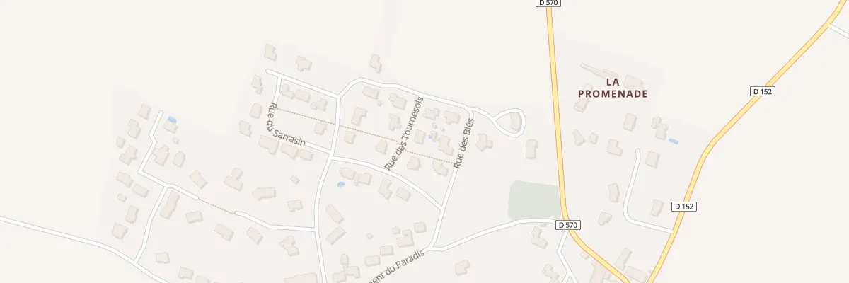 Plan du 1 Rue des Tournesols à Saint-Denis-du-Maine