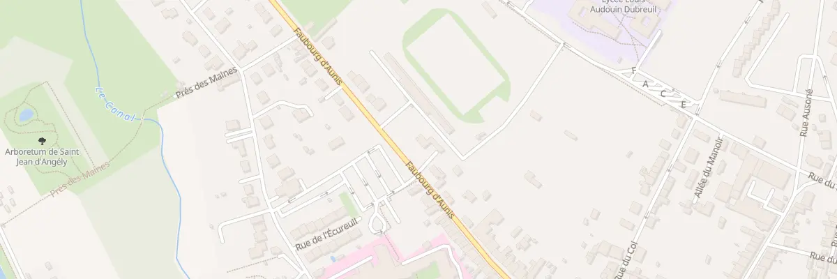 Plan du 98 Fg d’Aunis à Saint-Jean-d’Angély