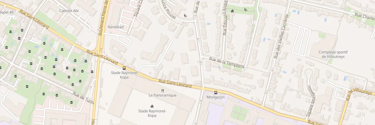 Plan du 239 Rue St Leonard à Angers