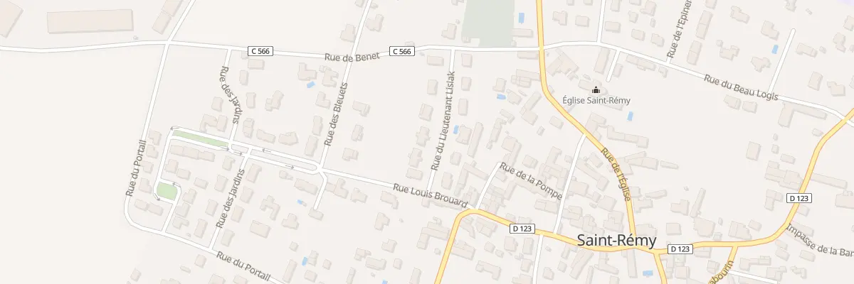 Plan du 10 Rue du Lt Colonel Lisiack à Saint-Rémy