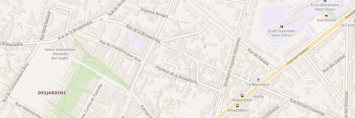 Plan du 40T Rue de la Brisepotière à Angers