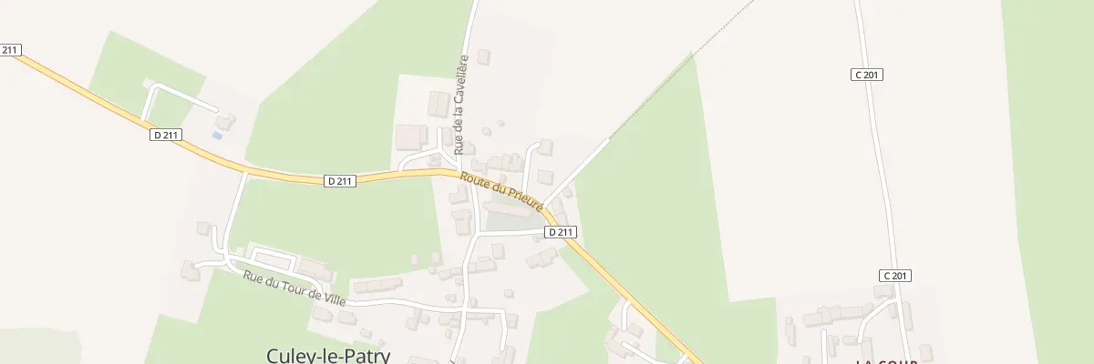 Plan du 57 Rte du Prieuré à Culey-le-Patry