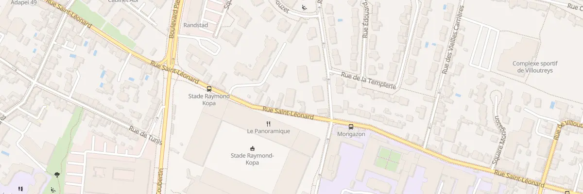 Plan du 231 Rue Saint-Léonard à Angers