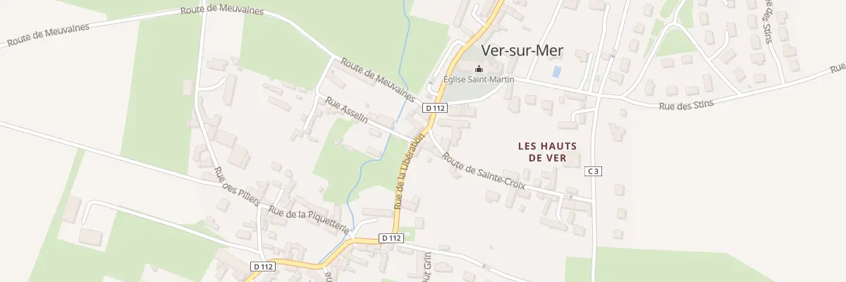 Plan du 21 Rue de la Libération à Ver-sur-Mer