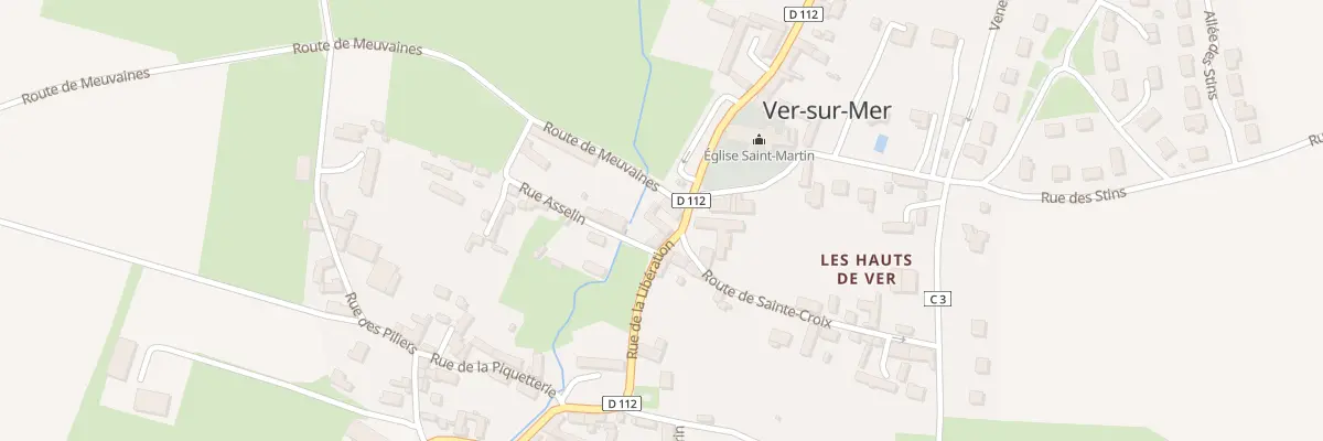 Plan du 12 Rue de la Libération à Ver-sur-Mer