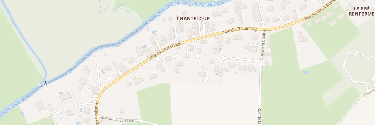 Plan du 23 Rue de Chanteloup à Bessines