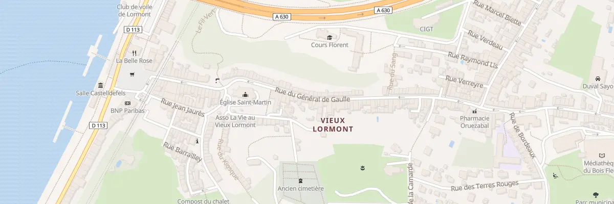 Plan du 53 Rue du Général de Gaulle à Lormont