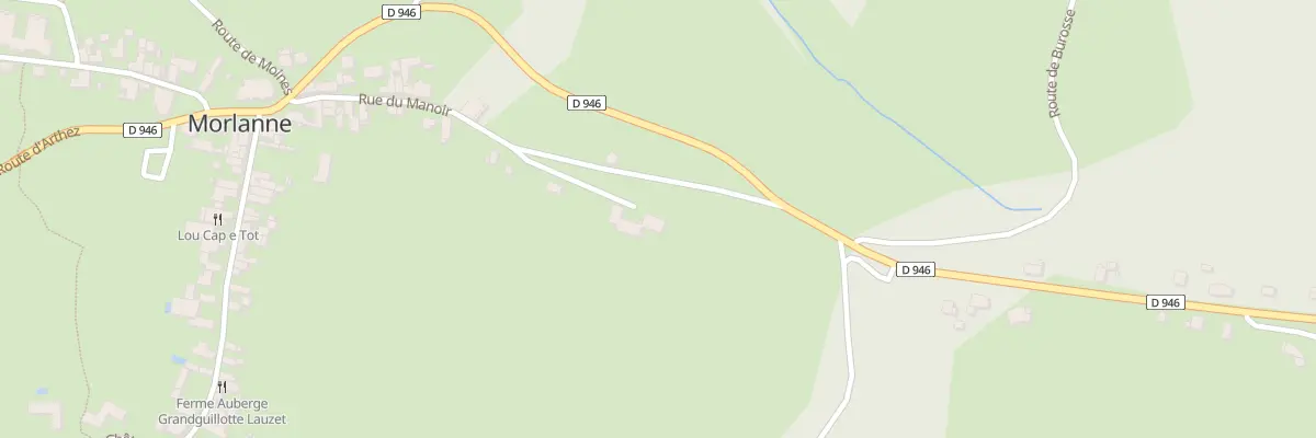Plan du 209 Rte du Manoir à Morlanne