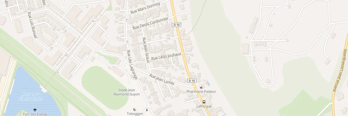 Plan du 4 Rue Léon Jouhaux à Floirac