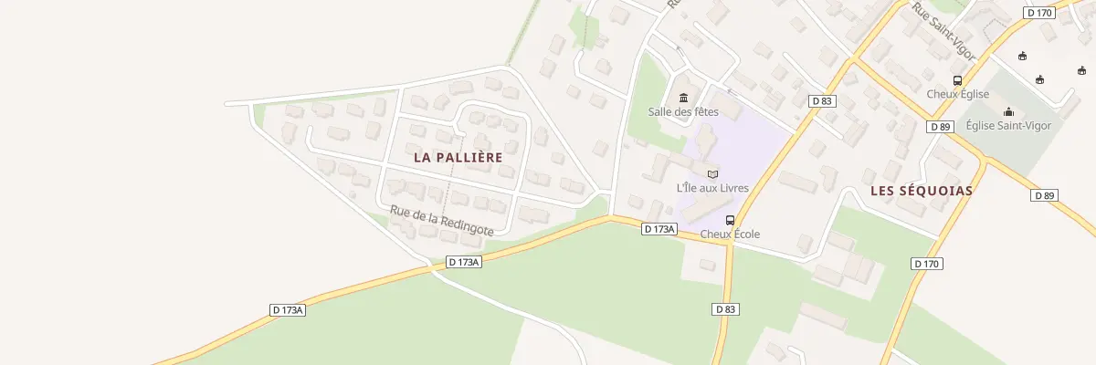 Plan du 5 Rue de la Palliere Cheux à Thue et Mue
