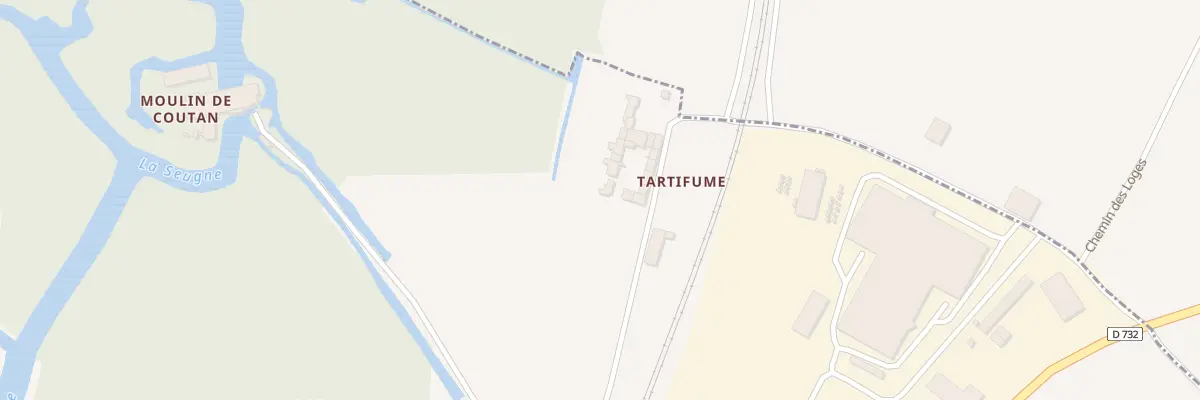Plan du 2 Rue de Tartifume à Pons