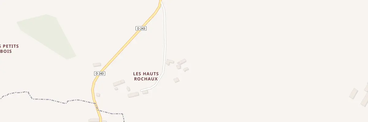 Plan du 1 Les Hauts Rochaux Le Houss au Housseau-Brétignolles
