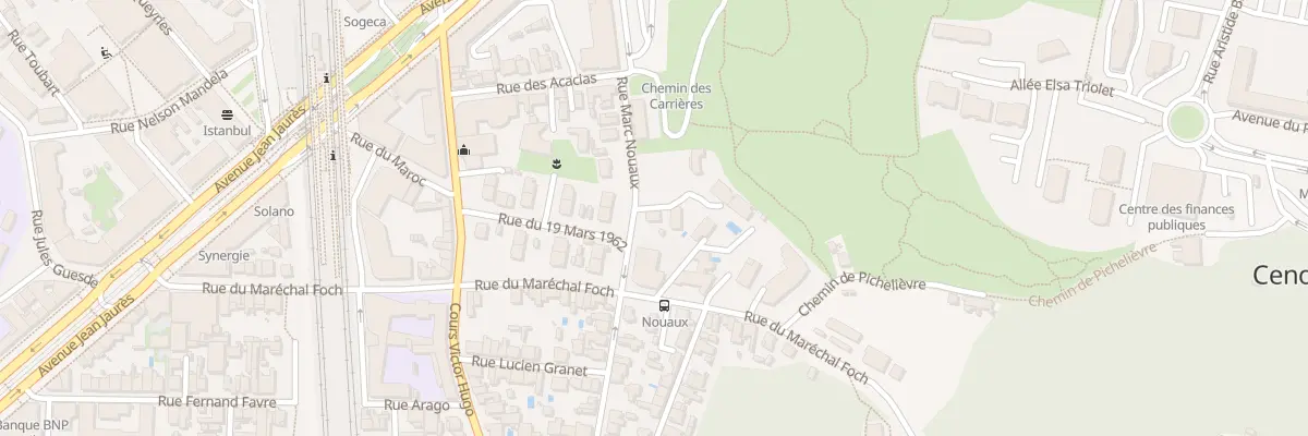 Plan du 3 Rue Marc Nouaux à Cenon