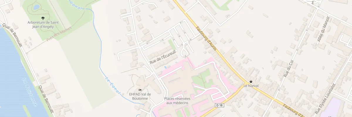 Plan du 12 Rue de l’Ecureuil à Saint-Jean-d’Angély