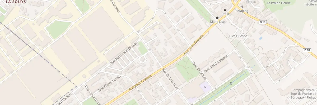 Plan du 9 Rue Émile Combes à Floirac