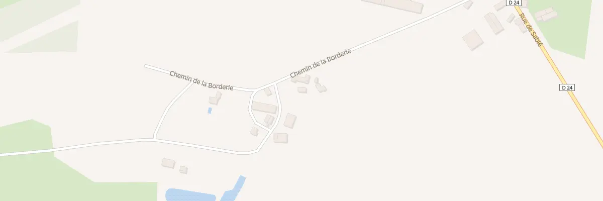 Plan du 5100 La Grande Borderie à La Chapelle-Rainsouin