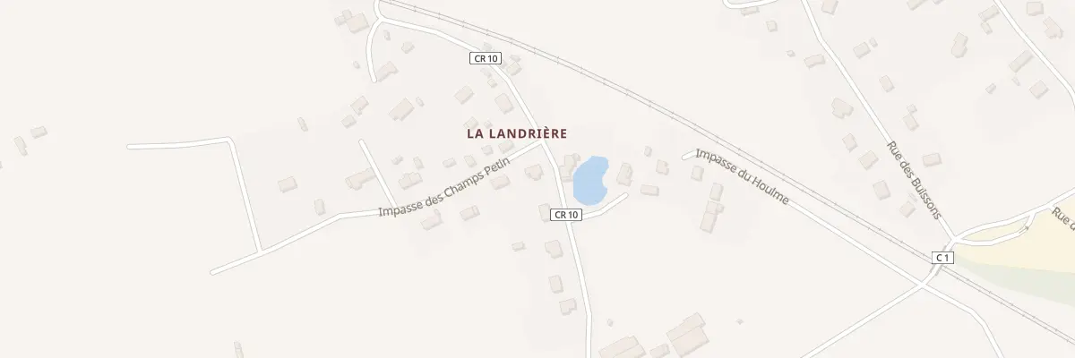 Plan du 9 La Landriere à Messei