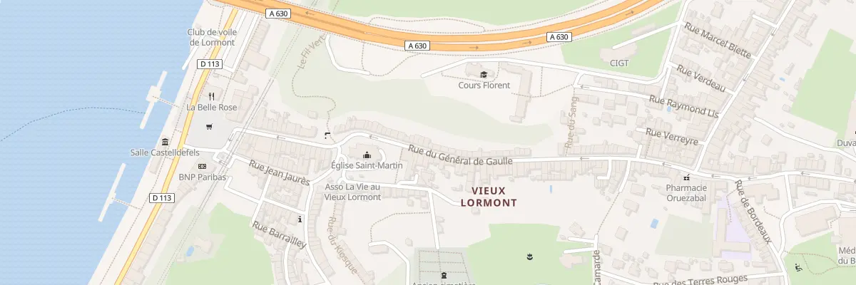 Plan du 64 Rue du Général de Gaulle à Lormont