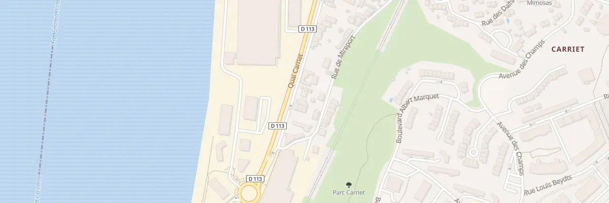 Plan du 57 Quai Carriet à Lormont