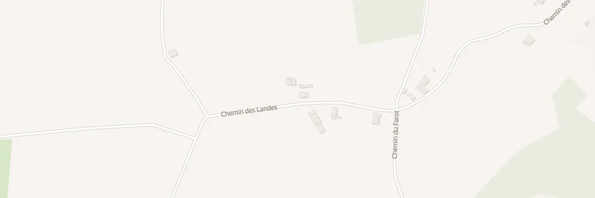 Plan du 600 Che des Landes à Serres-Gaston