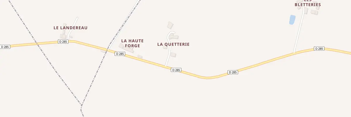 Plan du 1 La Quetterie au Buret