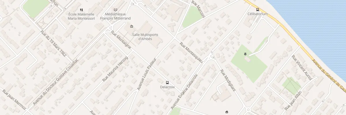 Plan du 3 Av Louis Pasteur à Ambès