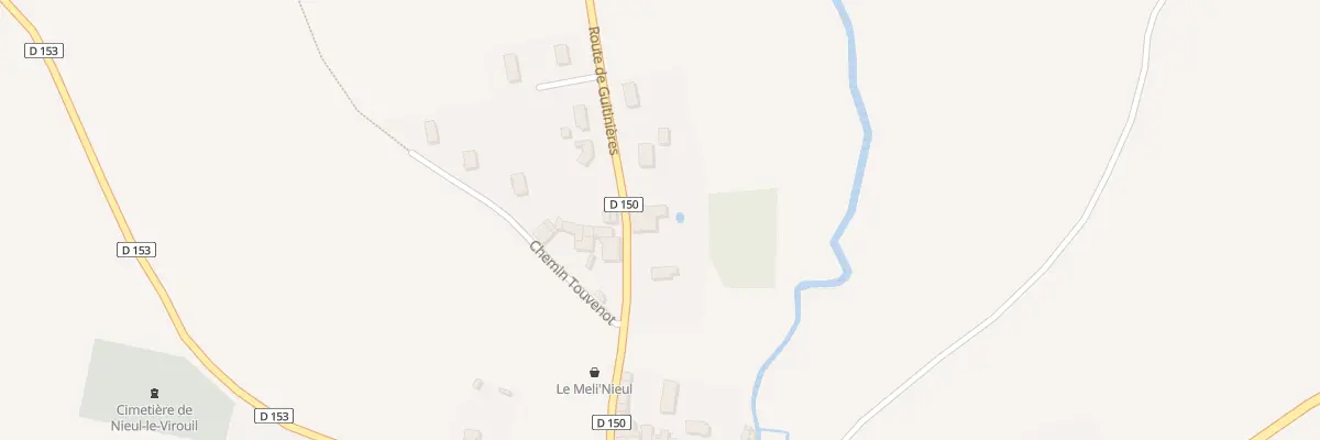 Plan du 22 Rte de Guitinieres à Nieul-le-Virouil
