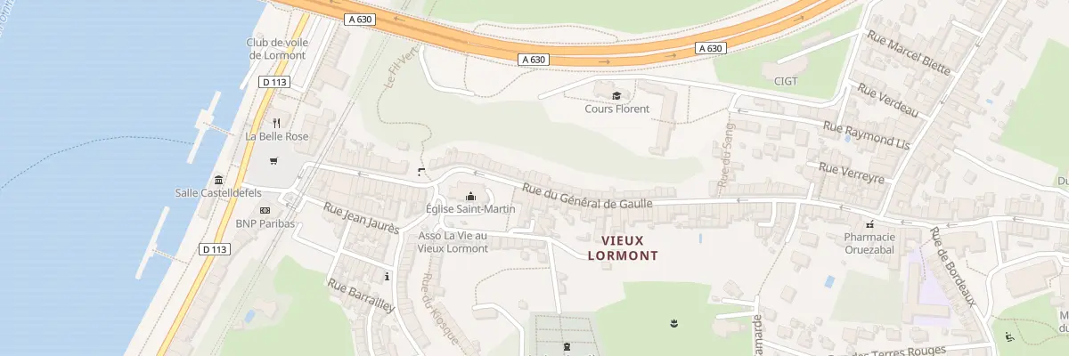 Plan du 60 Rue du Général de Gaulle à Lormont