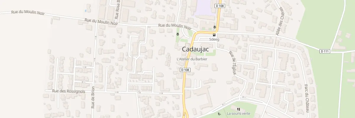 Plan du 79 Av du Gen de Gaulle à Cadaujac