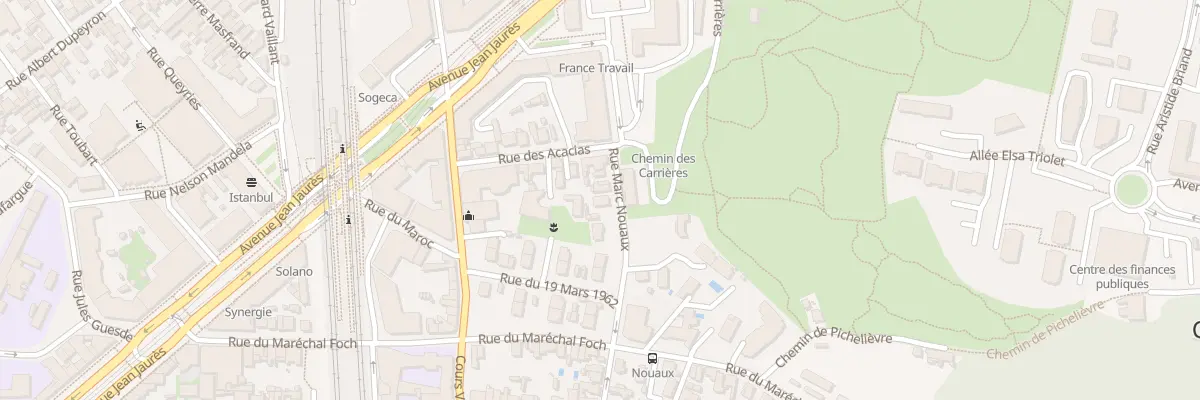 Plan du 6 Rue Marc Nouaux à Cenon
