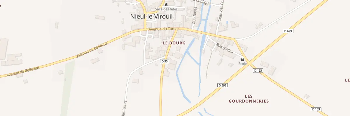 Plan du 5001A Le Bourg à Nieul-le-Virouil