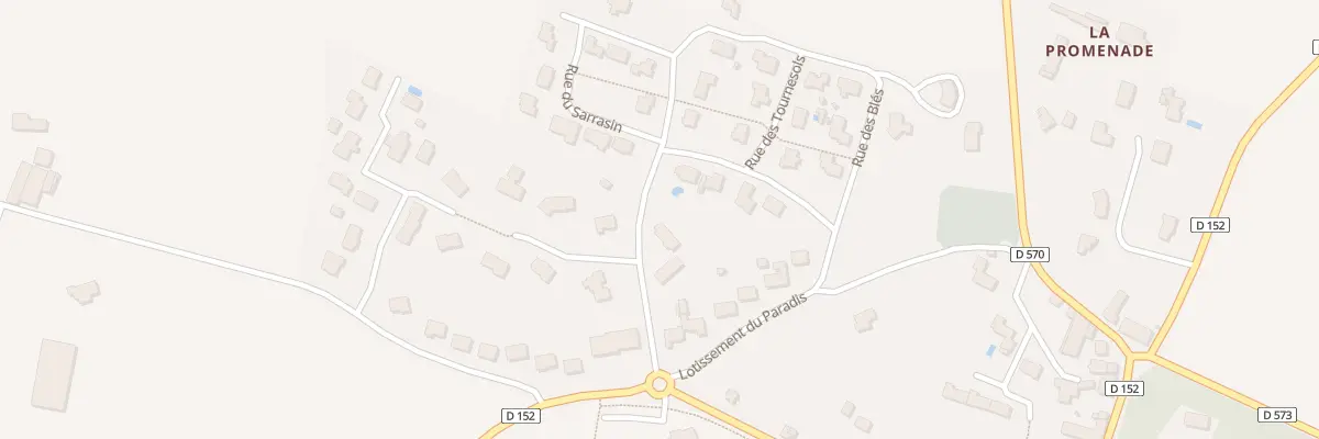 Plan du 34 Lot. du Paradis à Saint-Denis-du-Maine