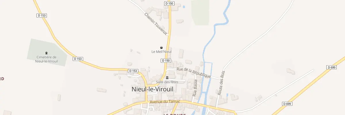 Plan du 6 Rte de Guitinieres à Nieul-le-Virouil