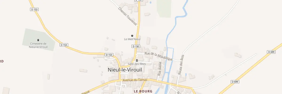 Plan du 4 Rte de Guitinieres à Nieul-le-Virouil