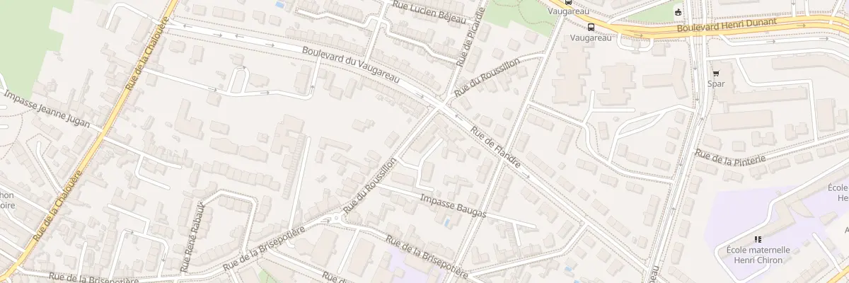 Plan du 21 Rue du Roussillon à Angers