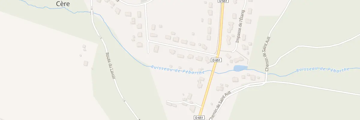 Plan du 95 Rue du 21 Août 1944 à Cère