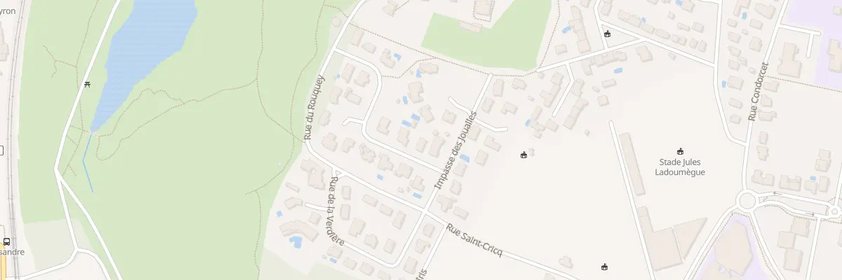 Plan du 2 Rue du Château Raoul à Lormont