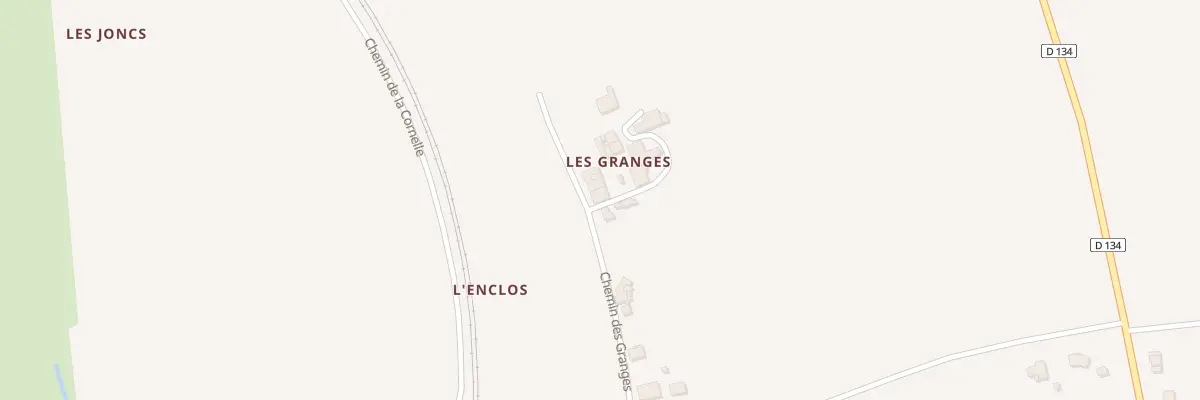 Plan du 5324 Les Granges à Montils