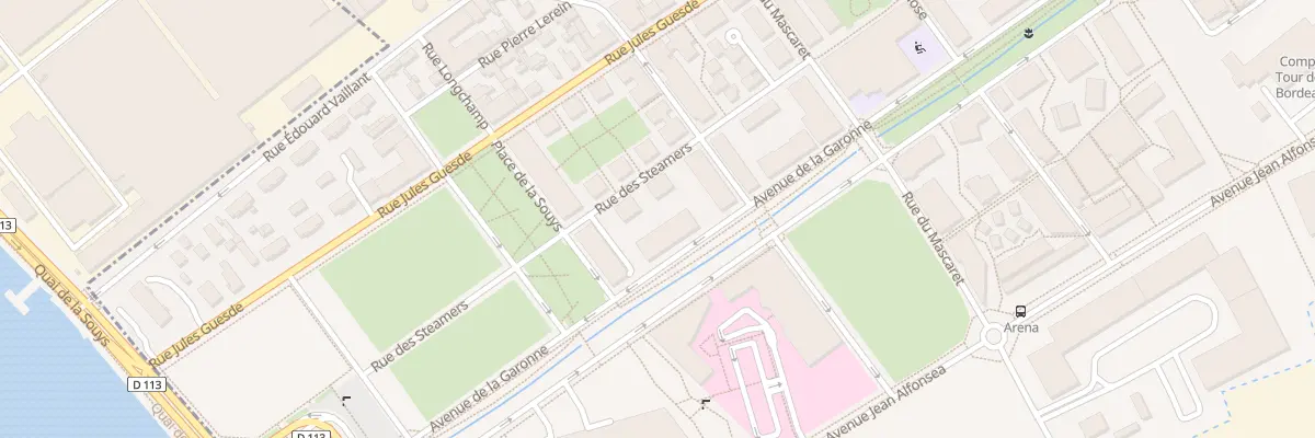 Plan du 7 Rue des Carrelets à Floirac