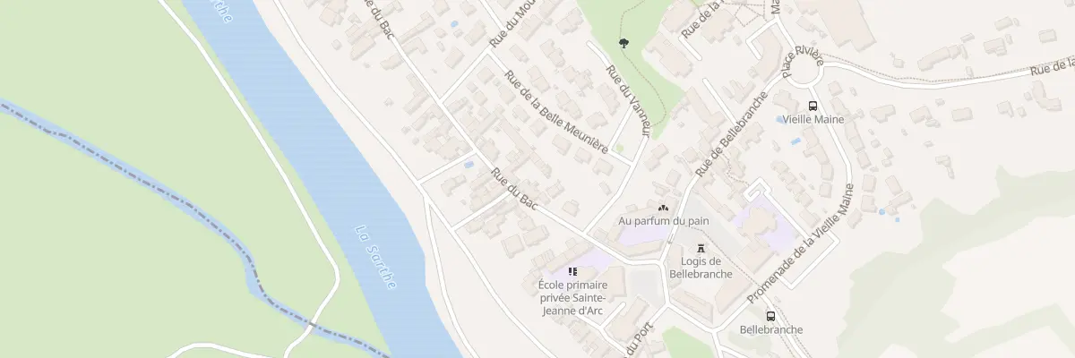 Plan du 10 Rue du Bac à Écouflant