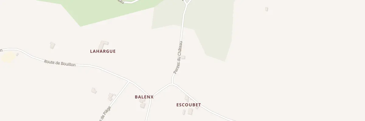 Plan du 52 Rte des Pentes du Chateau à Morlanne